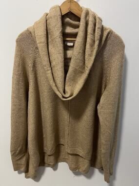 For Thee Chunky Cowl Neck Sweater Alpaca Blend Oversized, Sz. XL GF